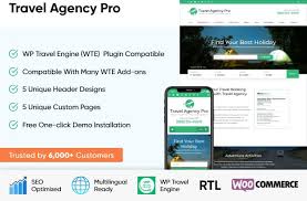 travel agency pro wordpress theme for