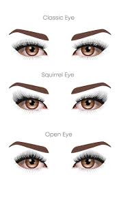 eyelash extension types realistic eyes