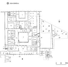 Floor Plan Of The Roman Villa In Russi