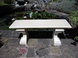 Stone Straight Classic Garden Bench