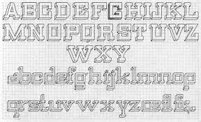 Alphabet Graph Paper Magdalene Project Org