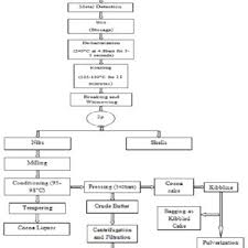 Flow Chart For Cocoa Processing Download Scientific Diagram