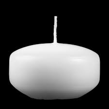 3 inch white floating candle extra