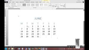 Create A Calendar In Word Bgadv