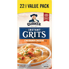 quaker instant grits cheddar cheese