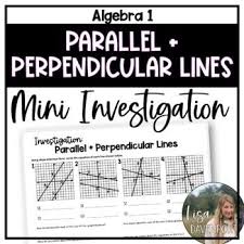 Perpendicular Lines Algebra
