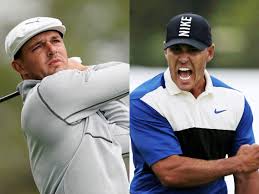 Bryson dechambeau's new muscles were no match for the wind blowing in from the english channel and the thick thatches of rough at royal st. Brooks Koepka And Bryson Dechambeau Trade Barbs Over Abs And Majors
