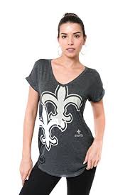 Icer Brands Nfl New Orleans Saints Womens T Shirt V Neck