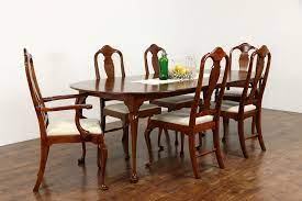 cherry dining set oval vine table