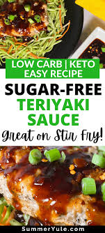 sugar free teriyaki sauce vegan low