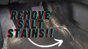 how to remove salt stains from your