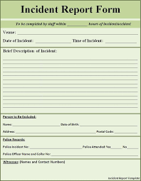 Printable Sample Police Report Template Form Laywers Template