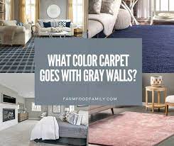 what color carpet goes with gray walls