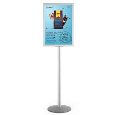 aluminum poster frame floor standing