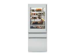 Fully Integrated Glass Door Refrigerator