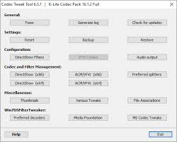 This is offline installer of the codec. K Lite Codec Pack Full 16 1 2 Download Computer Bild