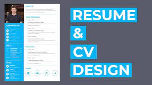 resume cv design using html