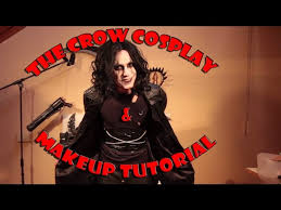 cosplay makeup tutorial the crow