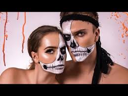 couple halloween makeup makijaŻ dla