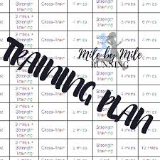 return to running training plan mile