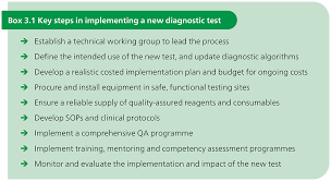Implementing A New Diagnostic Test