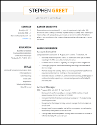 Tak perlu cari resume yang font terlampau fancy sebab dikhuariti format resume hilang bila disimpan dalam pdf. 3 Account Executive Resume Examples For 2021