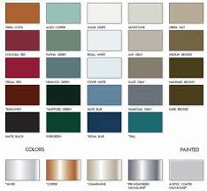 Metal Roofs Color Chart Metal Roof Color Chart From Armor