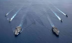 叫板中国？美两艘航母在南海军演，法国也派出两艘军舰在该区域巡逻（组图） - 法拉盛新媒体