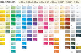 Le Plume Markers Color Chart Bedowntowndaytona Com