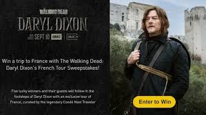 daryl dixon s french tour sweepstakes