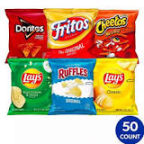 What is in the Frito Lay variety pack?