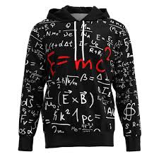 Details About Emc2 Relativity Theory Formula Overhead Hoodie Sweatshirt Sweater Size Xs 3xl