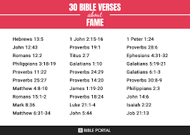 49 verses about fame