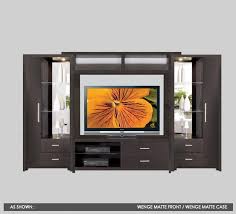 crystal entertainment center wall