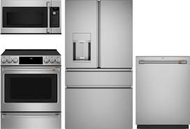 For a remodel, it might be a good idea to buy a matching suite of appliances from the same manufacturer. Cafe Kitchen Appliance Package