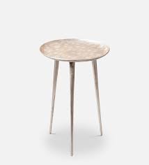 End Table In Silver Colour By