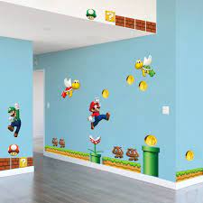 50 Huge Super Mario Bros Removable Wall