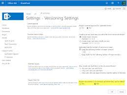 sharepoint configure require