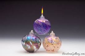 Iridescent Round Oil Candle Rosetree