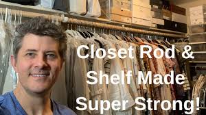 closet rod and closet shelving make