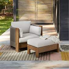 Porto Outdoor Lounge Chair Ottoman