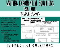 Writing Exponential Equations Given