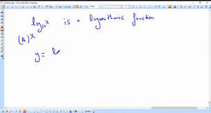 Cr Graphing Logarithmic Functions Quiz