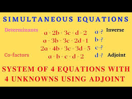 4 Equations 4 Unknowns