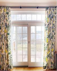 Hanging Curtains Over French Doors
