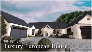 bloxburg luxury european house no