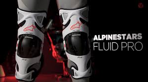 Alpinestars Fluid Pro Kneebrace White Black Red