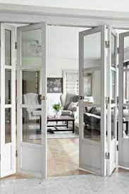bifold glass doors
