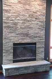 Stone Fireplace Remodel