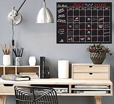 Dosensepro Monthly Calendar Chalkboard Planner Organizer